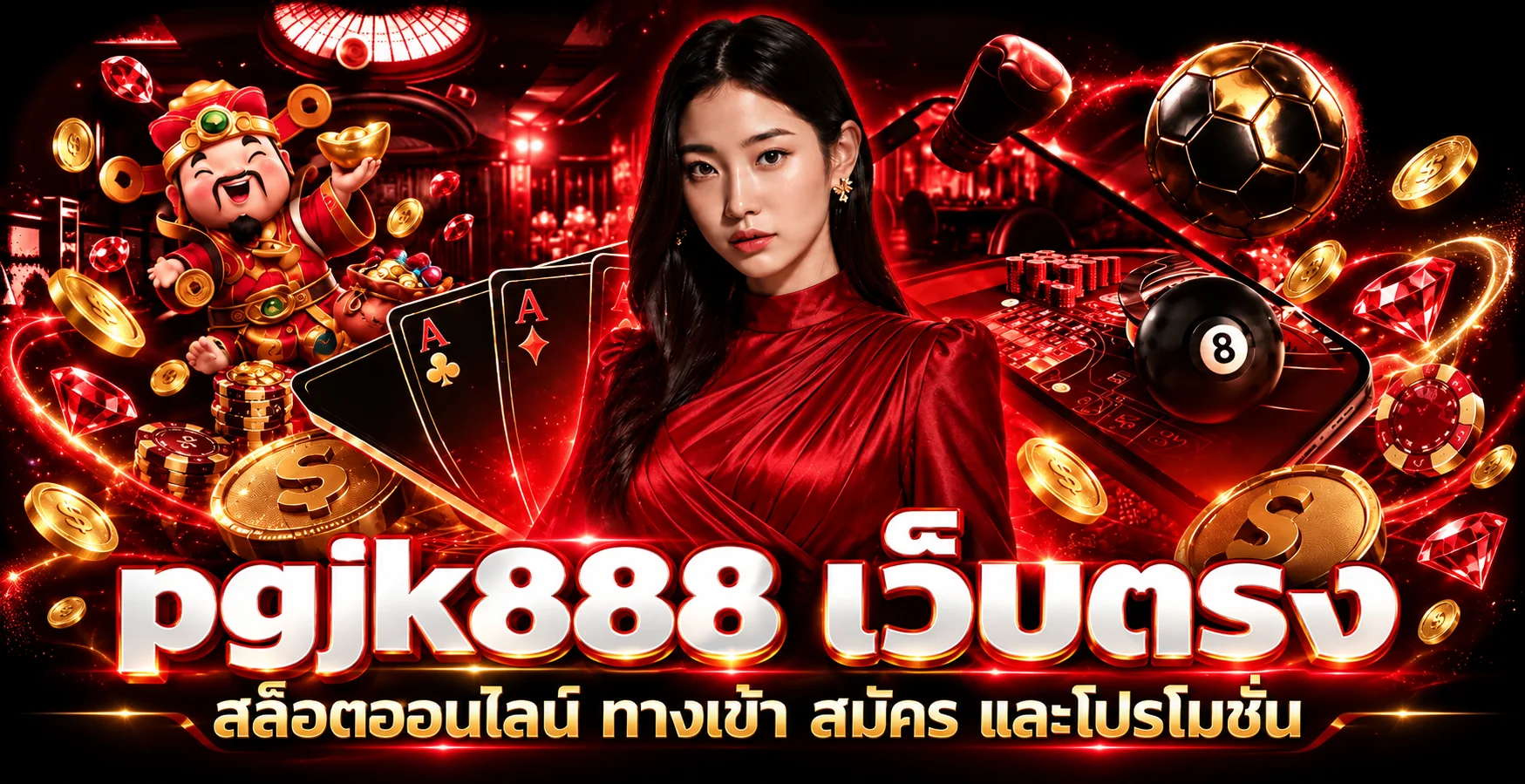 แบนเนอร์ pgjk888 เว็บตรงและสล็อตออนไลน์
